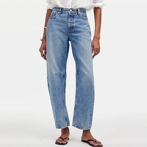 Madewell Darted Barrel Leg Jean